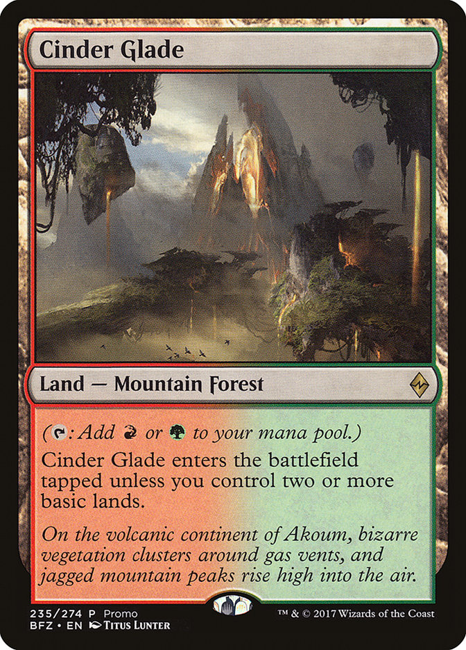 Cinder Glade (Promo) [Standard Showdown Promos] | Rook's Games and More