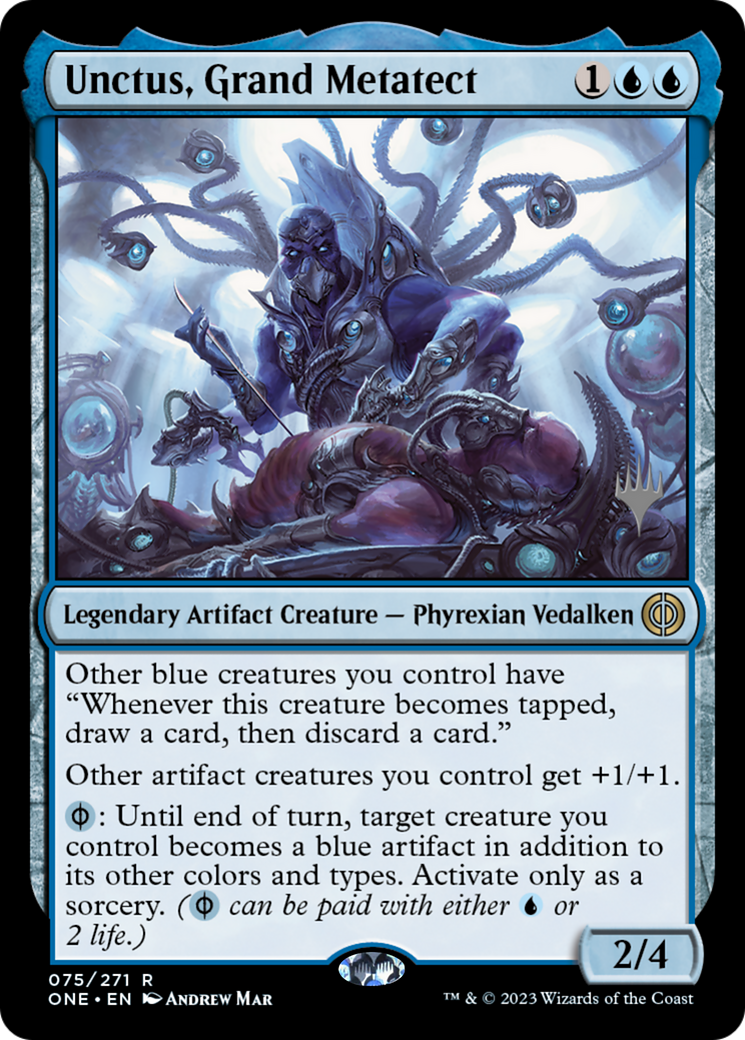 Unctus, Grand Metatect (Promo Pack) [Phyrexia: All Will Be One Promos] | Rook's Games and More