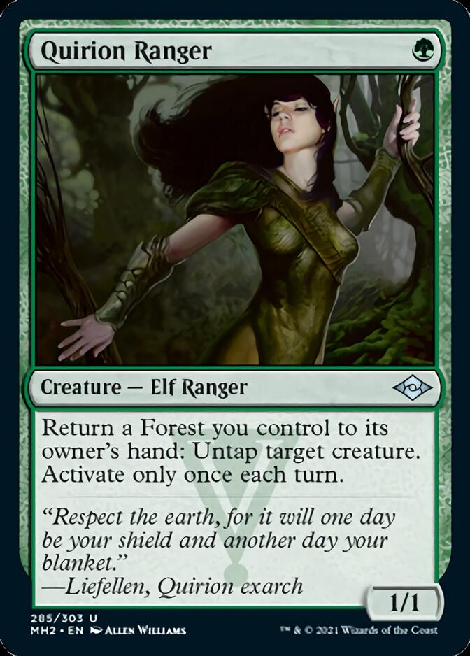 Quirion Ranger (Foil Etched) [Modern Horizons 2] | Rook's Games and More