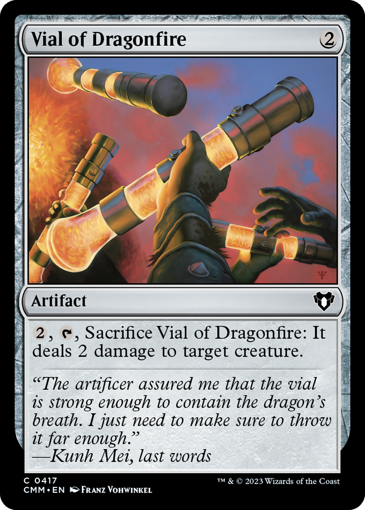 Vial of Dragonfire [Commander Masters] | Rook's Games and More