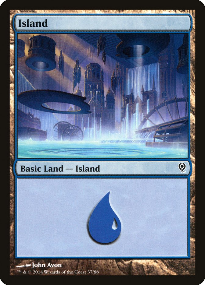 Island (37) [Duel Decks: Jace vs. Vraska] | Rook's Games and More