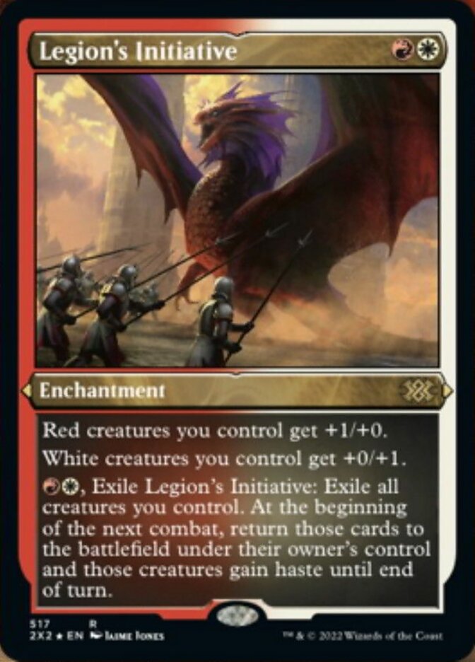 Legion's Initiative (Foil Etched) [Double Masters 2022] | Rook's Games and More