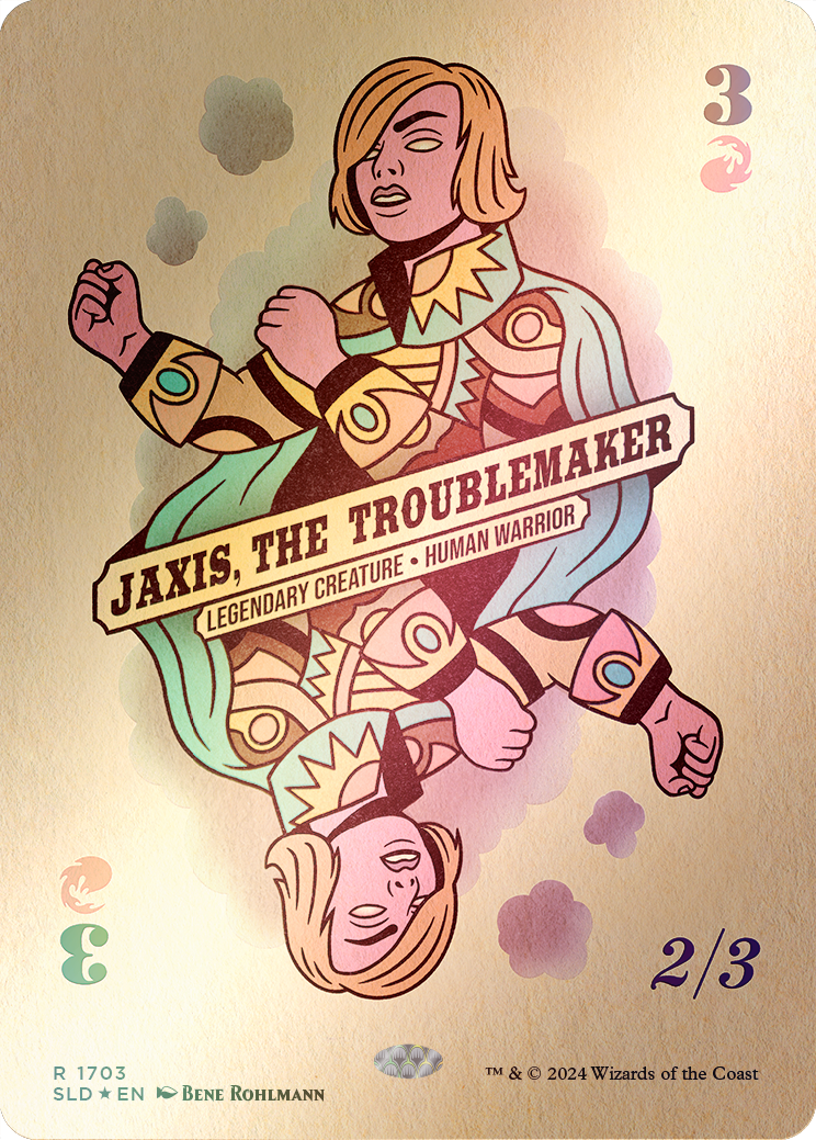 Jaxis, the Troublemaker (Rainbow Foil) [Secret Lair Drop Series] | Rook's Games and More