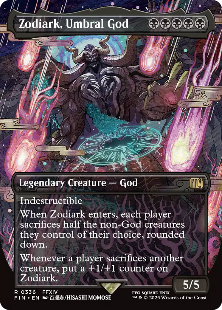 Zodiark, Umbral God (Borderless) [FINAL FANTASY] | Rook's Games and More