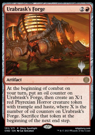 Urabrask's Forge (Promo Pack) [Phyrexia: All Will Be One Promos] | Rook's Games and More