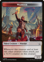 Warrior // Thopter Double-Sided Token [March of the Machine Tokens] | Rook's Games and More