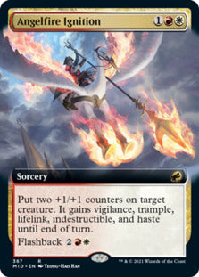 Angelfire Ignition (Extended Art) [Innistrad: Midnight Hunt] | Rook's Games and More