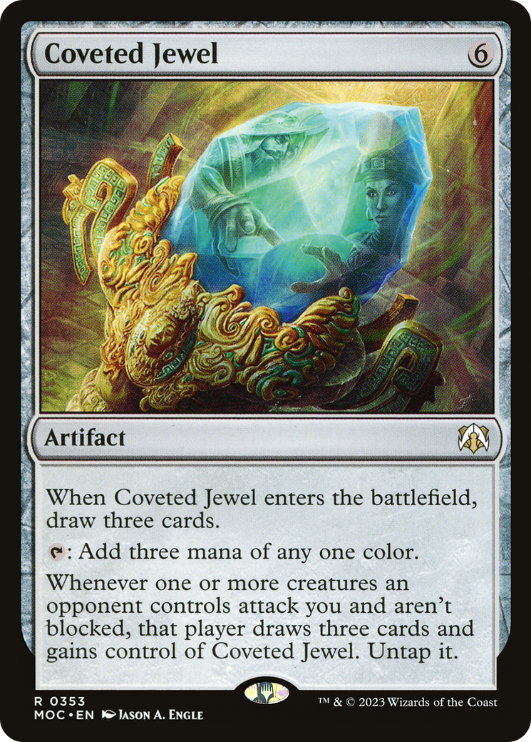 Coveted Jewel (Ripple Foil) [Modern Horizons 3 Commander] | Rook's Games and More