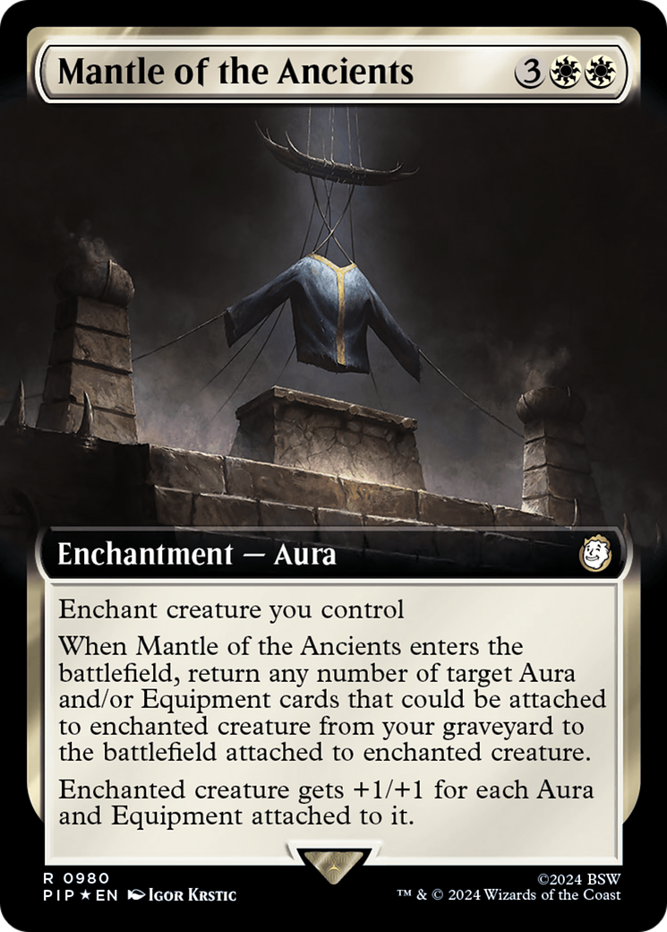 Mantle of the Ancients (Extended Art) (Surge Foil) [Fallout] | Rook's Games and More