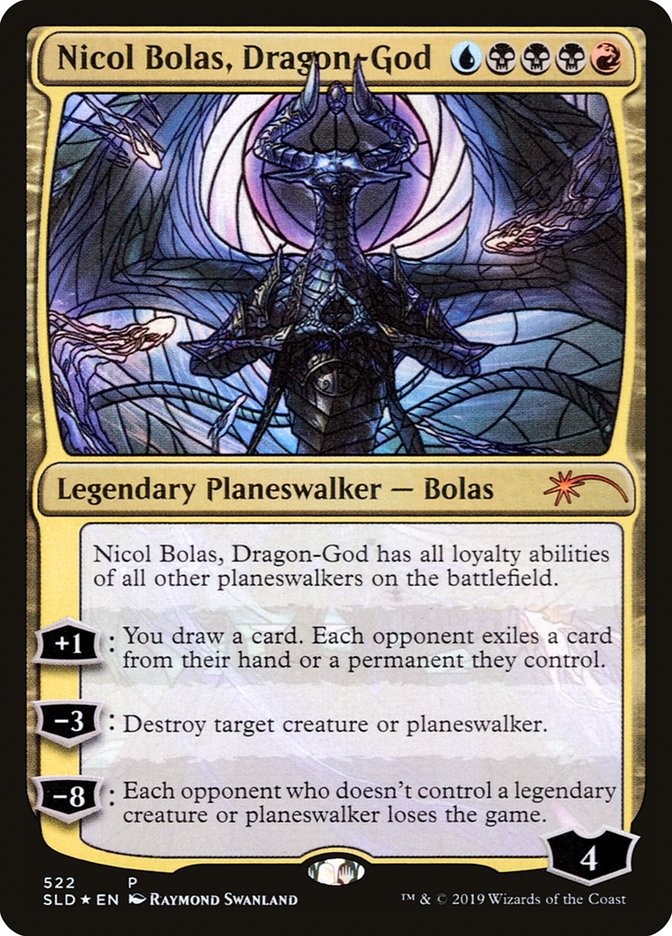 Nicol Bolas, Dragon-God (Stained Glass) [Secret Lair Drop Promos] | Rook's Games and More