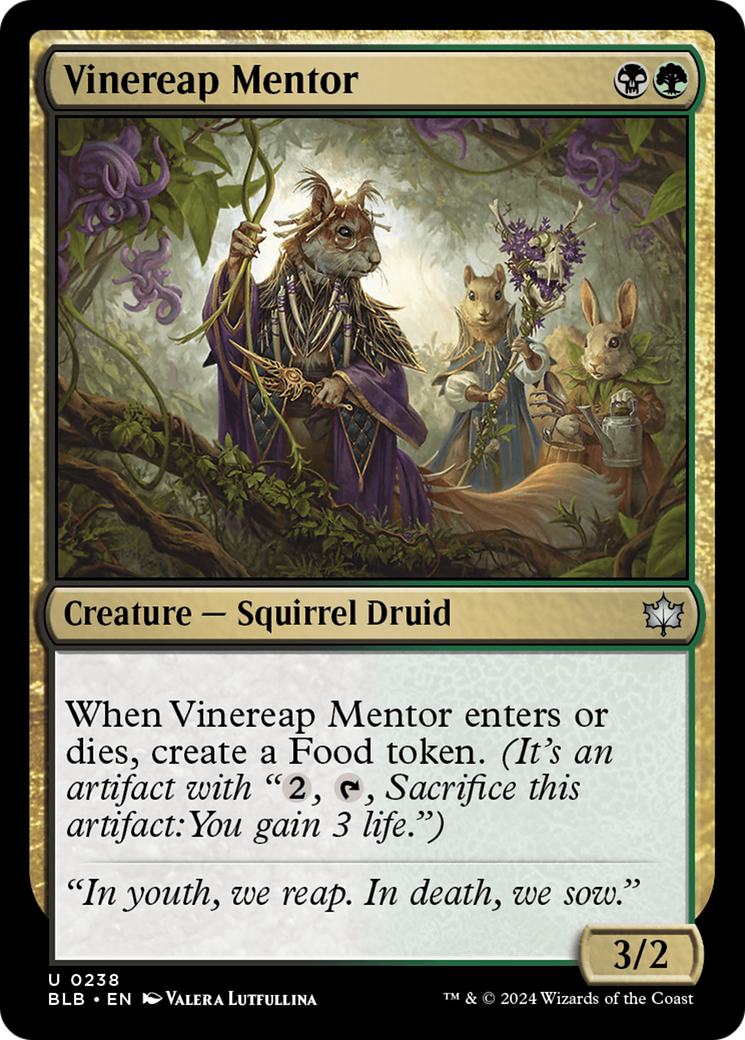 Vinereap Mentor [Bloomburrow] | Rook's Games and More