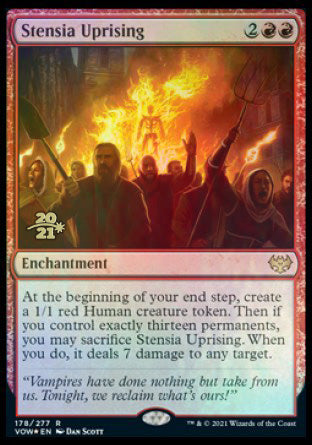 Stensia Uprising [Innistrad: Crimson Vow Prerelease Promos] | Rook's Games and More