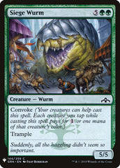 Siege Wurm [Mystery Booster] | Rook's Games and More