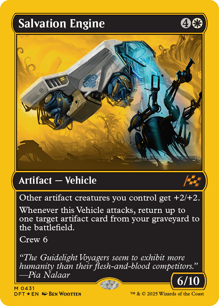 Salvation Engine (First-Place Foil) [Aetherdrift] | Rook's Games and More