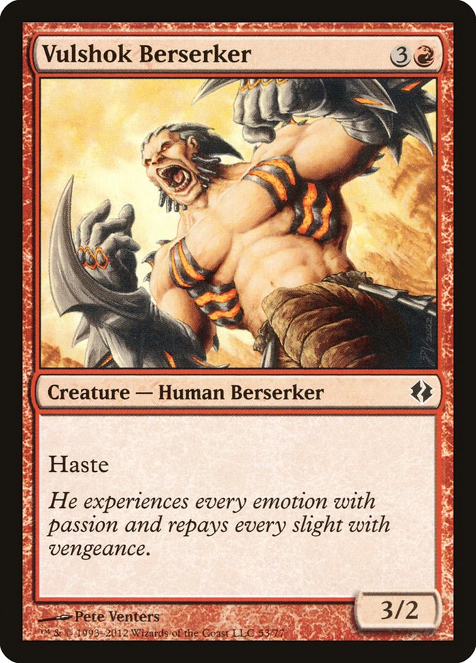 Vulshok Berserker [Duel Decks: Venser vs. Koth] | Rook's Games and More