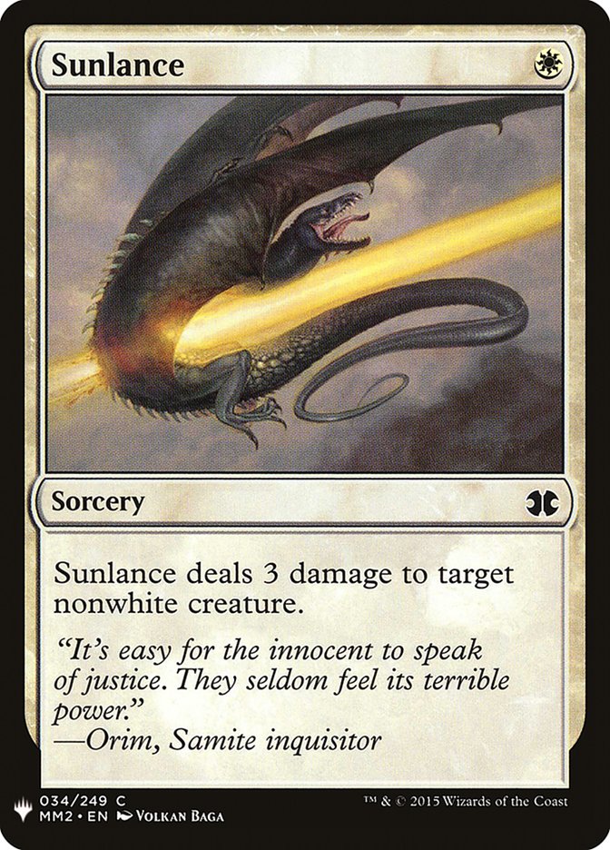 Sunlance [Mystery Booster] | Rook's Games and More