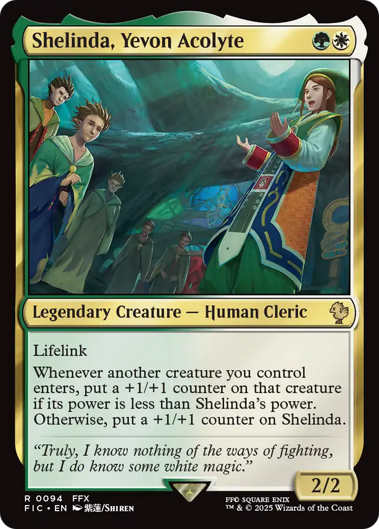 Shelinda, Yevon Acolyte [FINAL FANTASY Commander] | Rook's Games and More