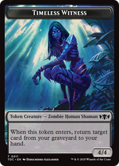 Goat // Timeless Witness Double-Sided Token [Tarkir: Dragonstorm Commander Tokens] | Rook's Games and More