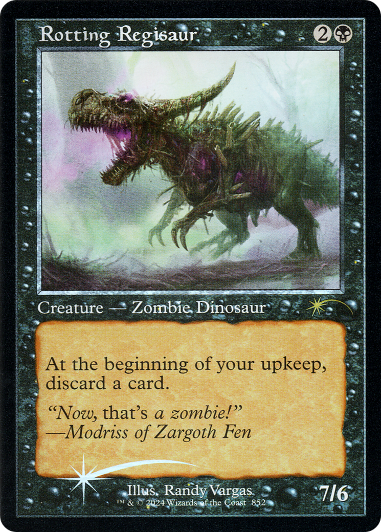 Rotting Regisaur (Retro Frame) [Secret Lair Drop Series] | Rook's Games and More