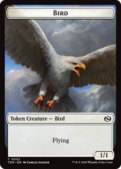 Spider // Bird Double-Sided Token [Tarkir: Dragonstorm Commander Tokens] | Rook's Games and More