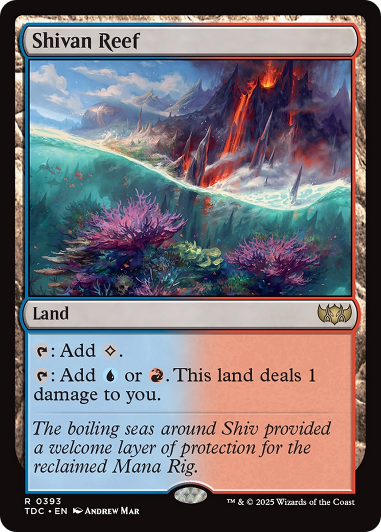 Shivan Reef [Tarkir: Dragonstorm Commander] | Rook's Games and More