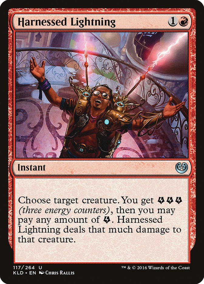 Harnessed Lightning [Kaladesh] | Rook's Games and More