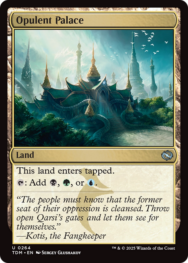 Opulent Palace [Tarkir: Dragonstorm] | Rook's Games and More