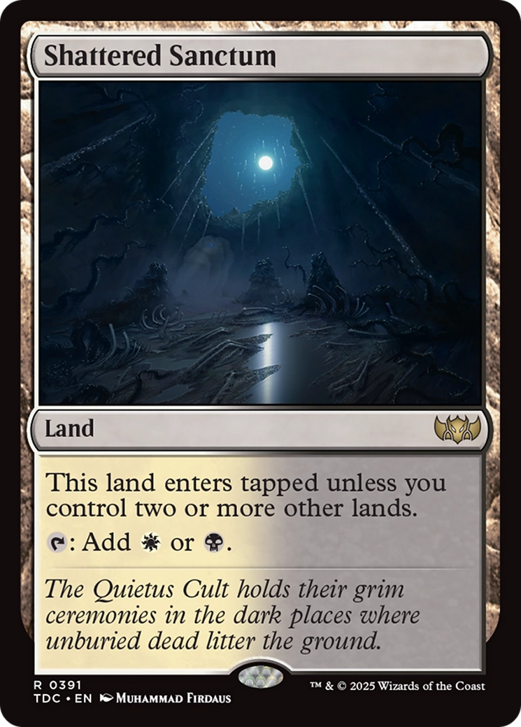 Shattered Sanctum [Tarkir: Dragonstorm Commander] | Rook's Games and More