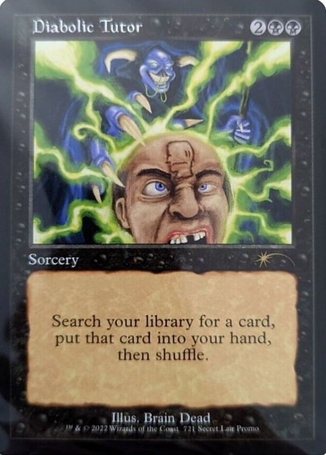 Diabolic Tutor (Retro) [Secret Lair Drop Promos] | Rook's Games and More