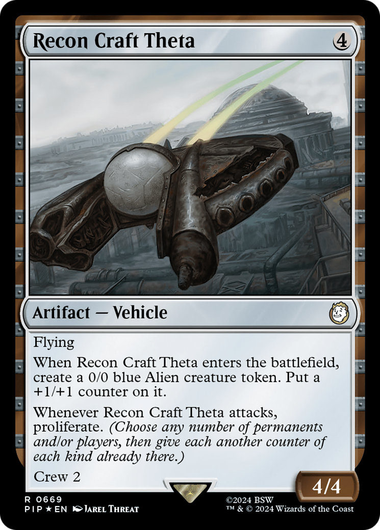 Recon Craft Theta (Surge Foil) [Fallout] | Rook's Games and More