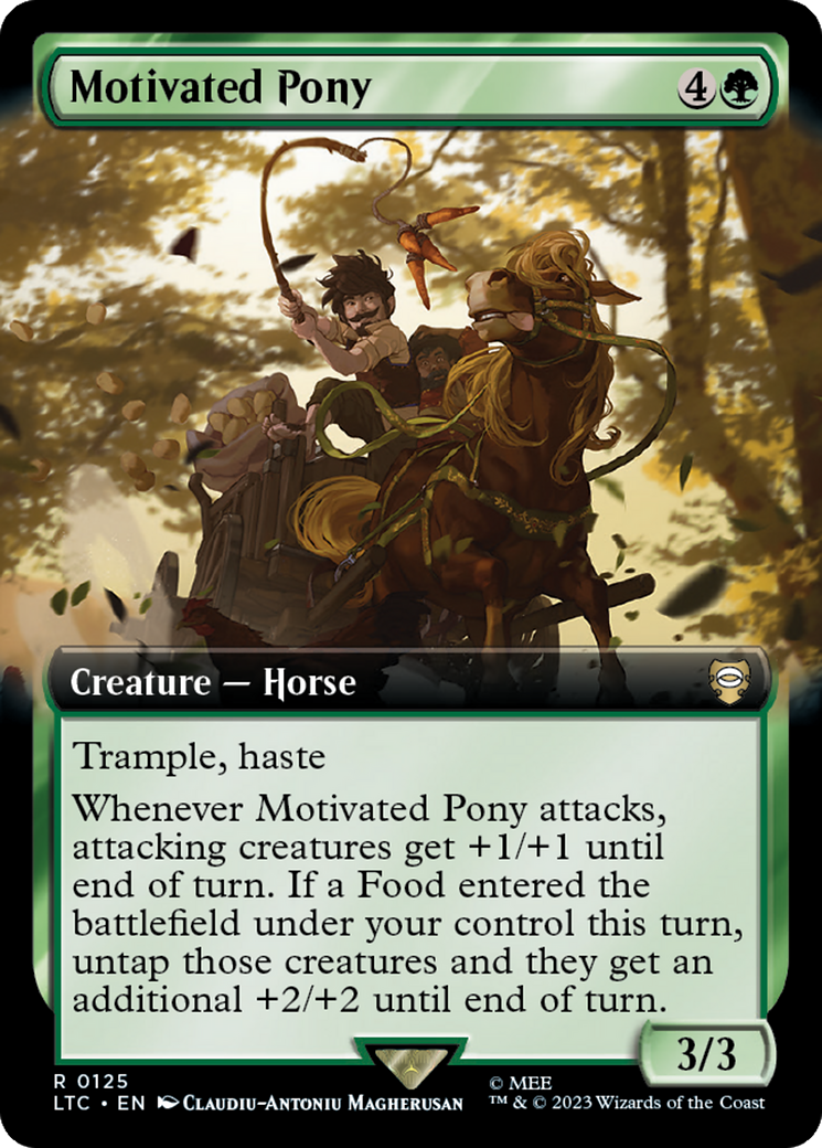 Motivated Pony (Extended Art) [The Lord of the Rings: Tales of Middle-Earth Commander] | Rook's Games and More