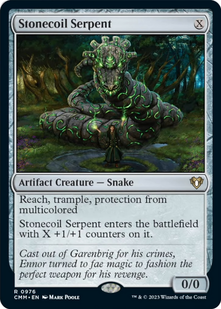 Stonecoil Serpent [Commander Masters] | Rook's Games and More