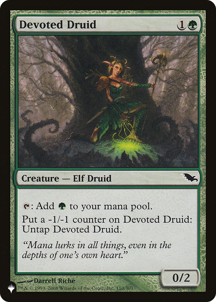 Devoted Druid (SHM) [The List] | Rook's Games and More