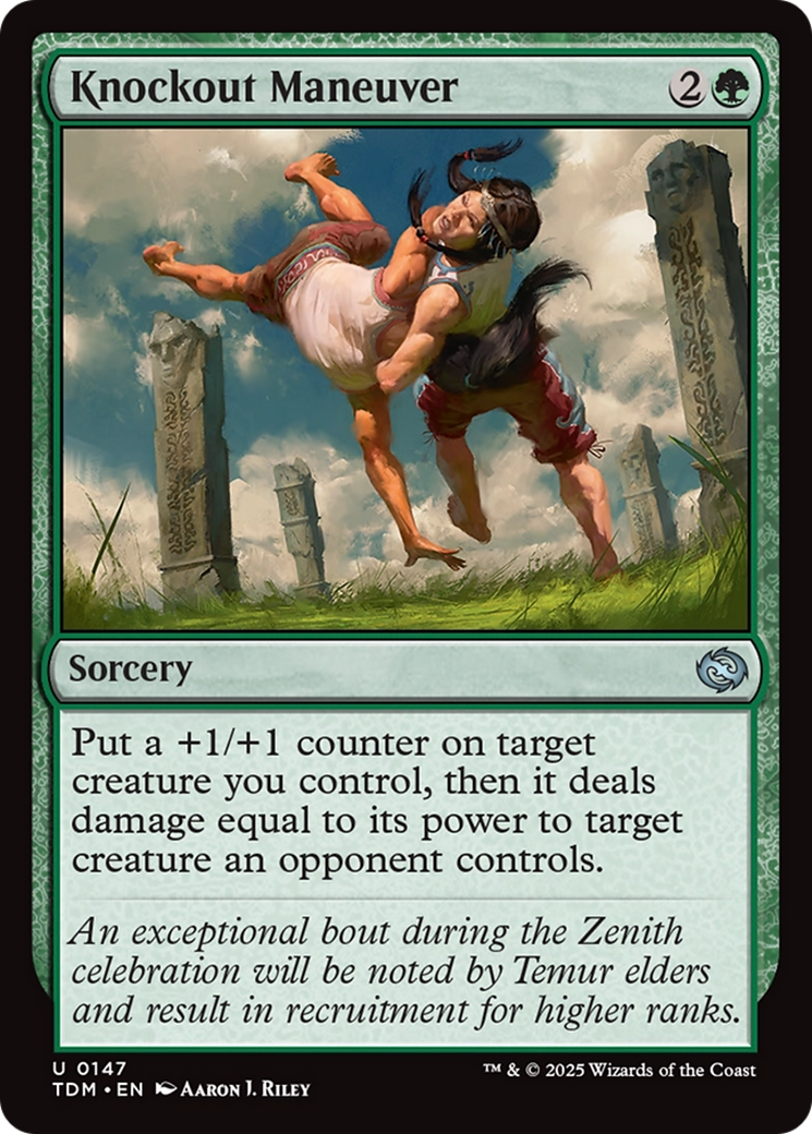 Knockout Maneuver [Tarkir: Dragonstorm] | Rook's Games and More