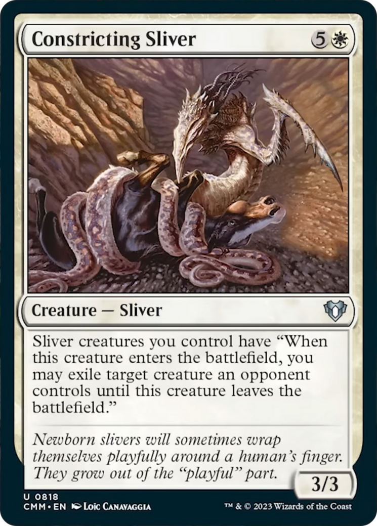 Constricting Sliver [Commander Masters] | Rook's Games and More
