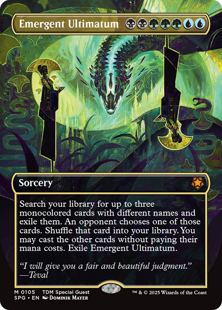 Emergent Ultimatum (Borderless) [Tarkir: Dragonstorm Special Guests] | Rook's Games and More