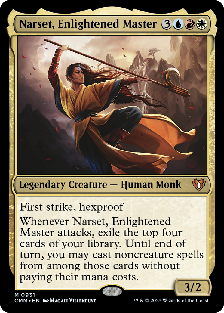 Narset, Enlightened Master [Commander Masters] | Rook's Games and More