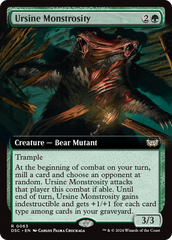 Ursine Monstrosity (Extended Art) [Duskmourn: House of Horror Commander] | Rook's Games and More