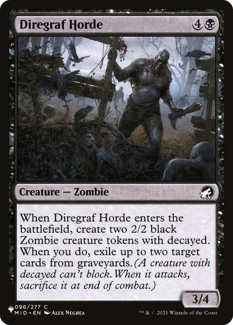 Diregraf Horde [The List Reprints] | Rook's Games and More