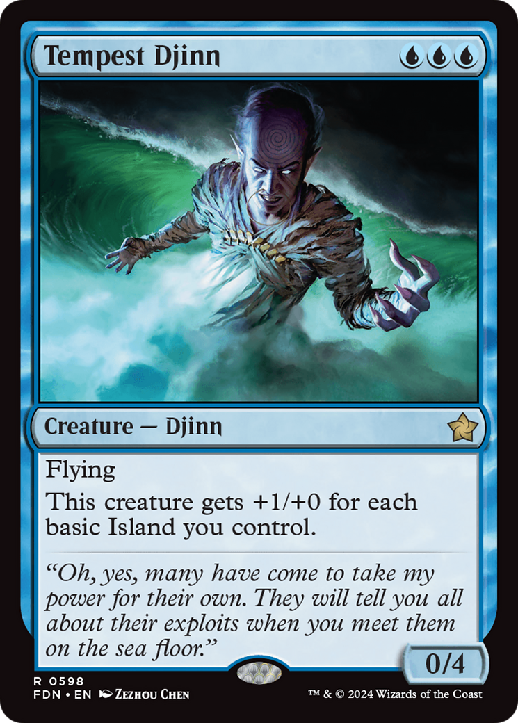 Tempest Djinn [Foundations] | Rook's Games and More