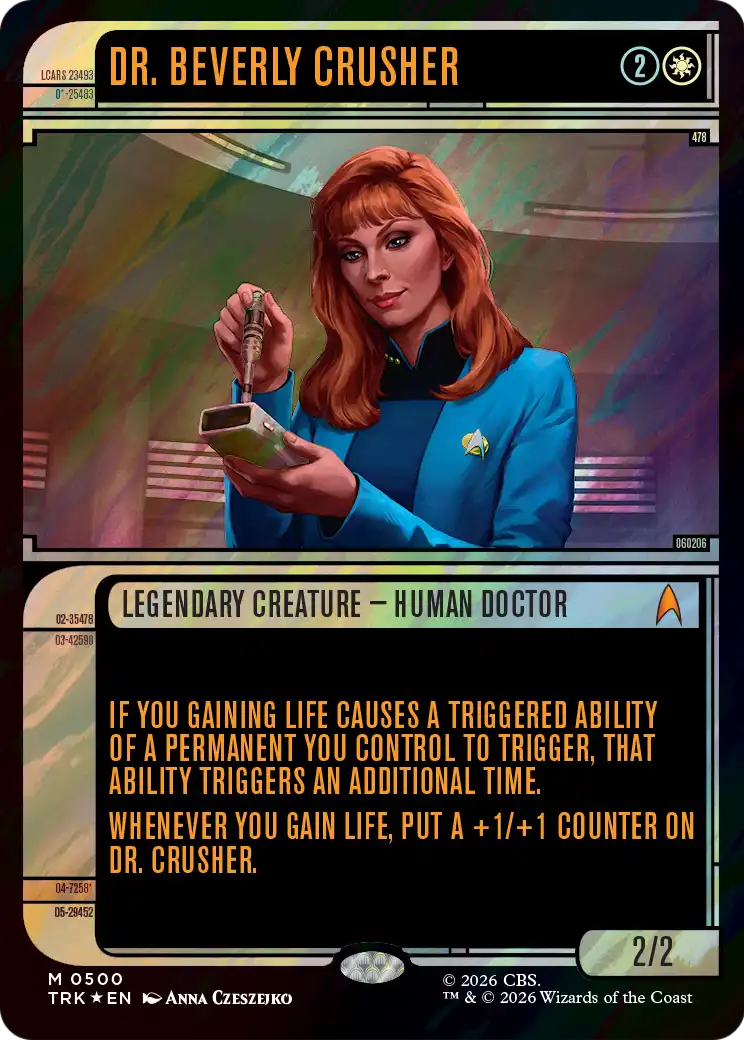 Dr. Beverly Crusher (Showcase) (Surge Foil) [Star Trek] | Rook's Games and More