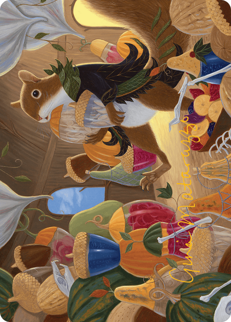 Stocking the Pantry Art Card (Gold-Stamped Signature) [Bloomburrow Art Series] | Rook's Games and More