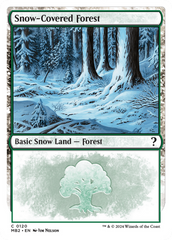 Snow-Covered Forest (White Border) [Mystery Booster 2] | Rook's Games and More