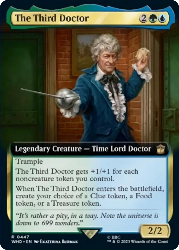 The Third Doctor (Extended Art) [Doctor Who] | Rook's Games and More