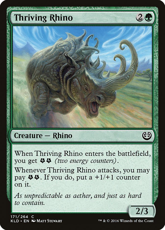Thriving Rhino [Kaladesh] | Rook's Games and More