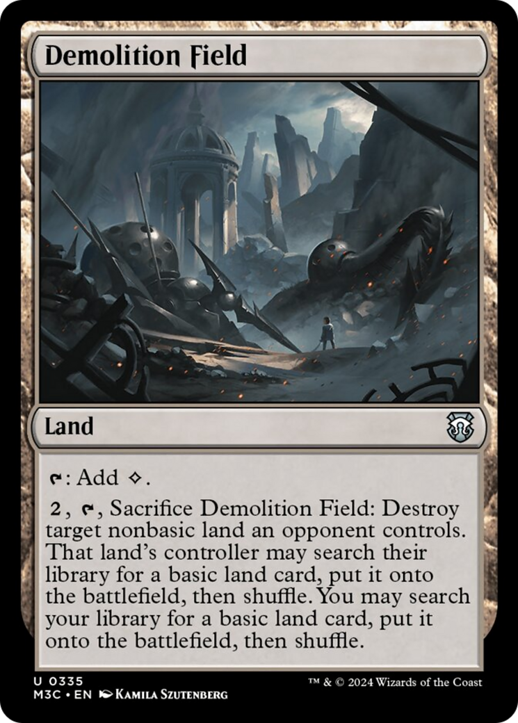 Demolition Field (Ripple Foil) [Modern Horizons 3 Commander] | Rook's Games and More