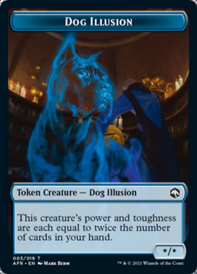 Dog Illusion // Vecna Double-Sided Token [Dungeons & Dragons: Adventures in the Forgotten Realms Tokens] | Rook's Games and More