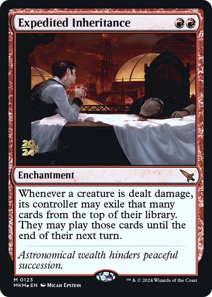 Expedited Inheritance [Murders at Karlov Manor Prerelease Promos] | Rook's Games and More