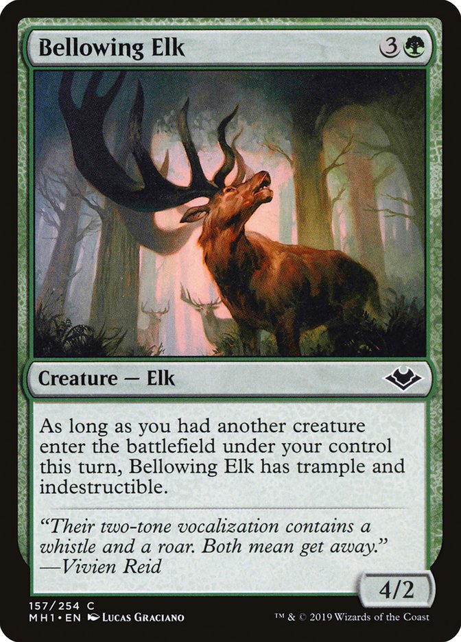 Bellowing Elk [Modern Horizons] | Rook's Games and More