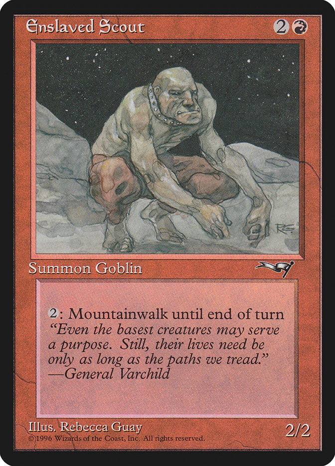 Enslaved Scout (Crouching) [Alliances] | Rook's Games and More